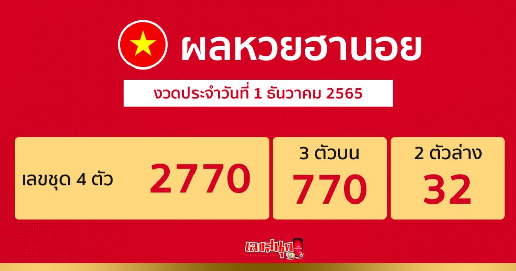 ตรวจหวยฮานอย-leksanook