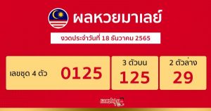ผลหวยมาเลย์ 18/12/65-leksanook