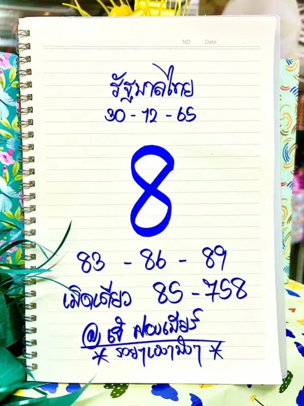 หวยเจ๊ฟองเบียร์ 30/12/65-leksanook