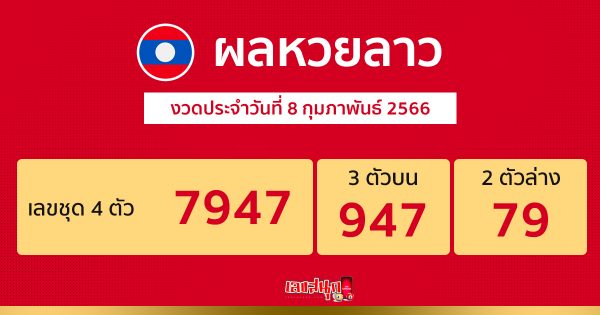 ผลหวยลาว