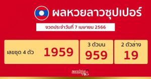 ผลหวยลาวซุปเปอร์ 7/04/66-leksanook