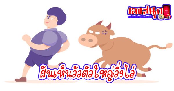 ฝันเห็นวัวตัวใหญ่