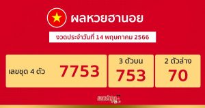 ผลหวยฮานอย 14/5/66-leksanook