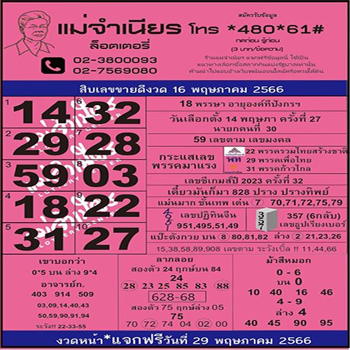 เลขแม่จำเนียร-leksanook.com