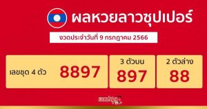 ผลหวยลาวซุปเปอร์ 9/7/66-leksanook