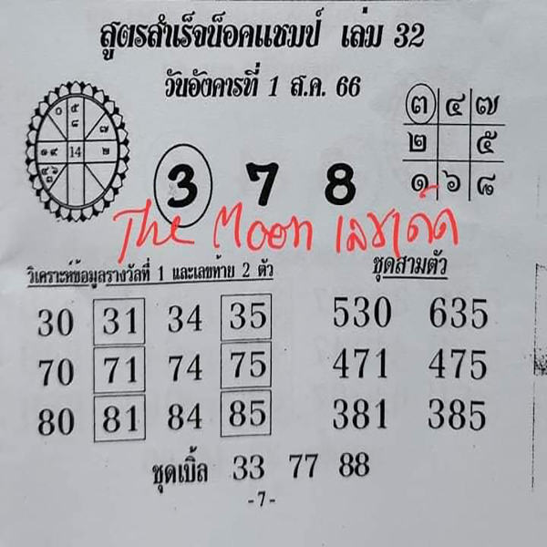 เลขน็อคแชมป์