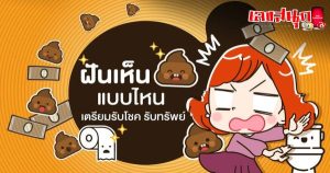 ฝันเห็นอุจจาระใน โถส้วม เยอะมาก