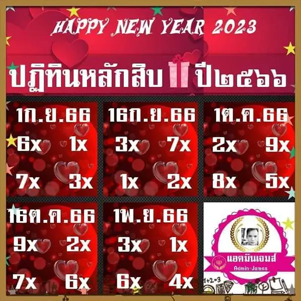 ปฏิทินหลักสิบปี 2566
