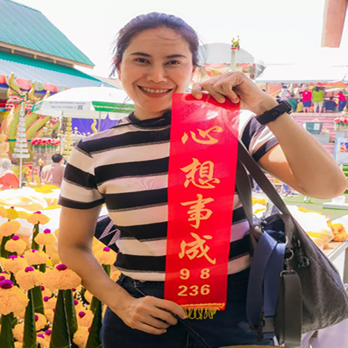 หลวงพ่อสมหวัง บนอะไร-leksanook.com