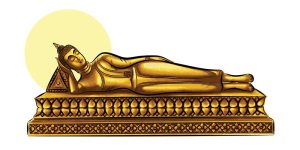 ฝันว่าไปไหว้พระที่วัด-"Dreaming of going to pay homage to sacred things"