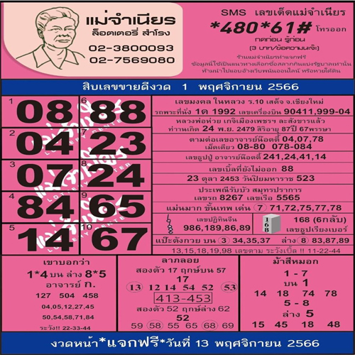แม่จำเนียร 1 11 66-"Mae Chamnian 1 11 66"