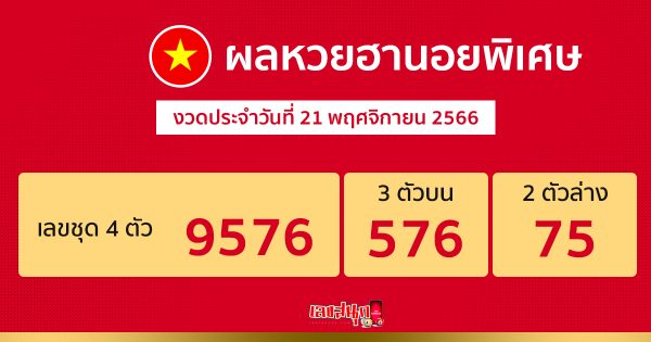 ผลหวยฮานอยพิเศษ-"Check special Hanoi lottery results"