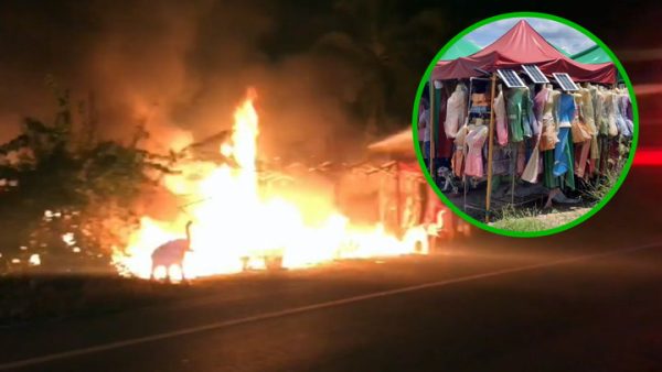 ไฟไหม้ ศาลเจ้าแม่ดัง-"Fire at the famous goddess shrine1"