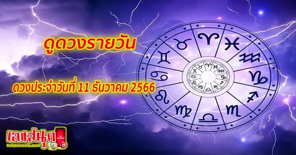 ดวงประจำวันที่ 11/12/66-"Daily horoscope for 11/12/66"