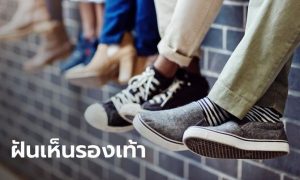 ฝันเห็นรองเท้าแตะ-"Dreaming of seeing many pairs of shoes"
