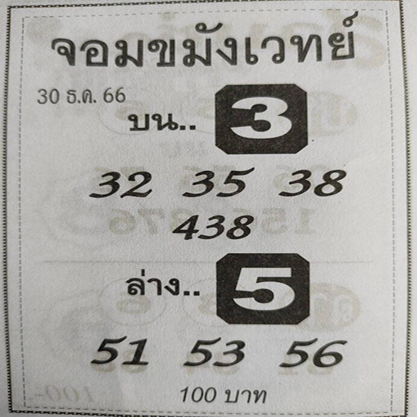 จอมขมังเวทย์ 30 12 66-"Magician"
