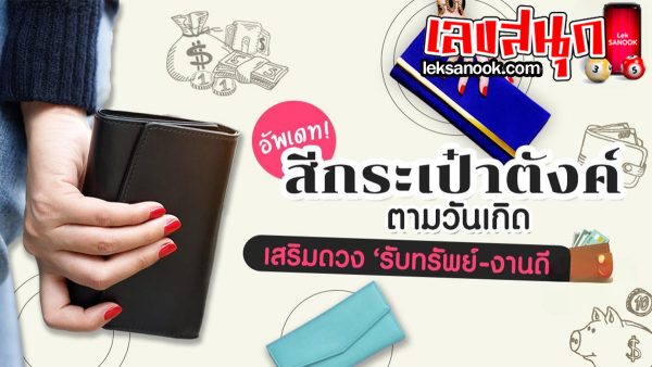 สีกระเป๋าตังค์มงคล 2567-"Auspicious wallet color 2024"
