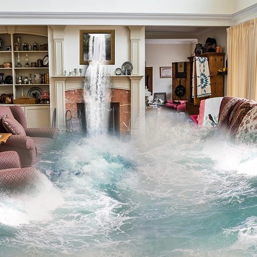 ฝันว่าน้ำ ทะลักเข้าบ้าน - "Dreamed that water overflowed into the house."