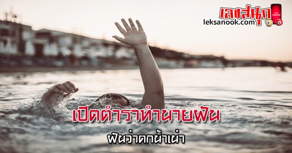 ฝันว่าตกน้ำเน่า - "Dreaming of falling into dirty water"