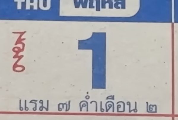 เลขหลวงปู่สรวงงวดนี้-''Luang Pu Suang s number for this period''