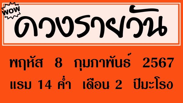 เช็คดวงรายวัน-"Check your daily horoscope"