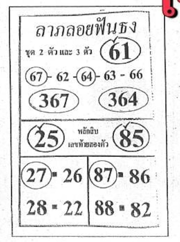 ลาภลอยฟันธง 1 3 67 - "Fortune Loi Funthong 1 3 67"