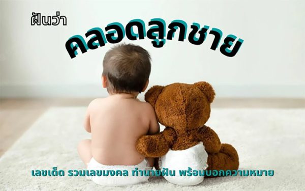 ฝันว่าคลอดลูกชายน่ารัก-"Dreamed of giving birth to a cute son"
