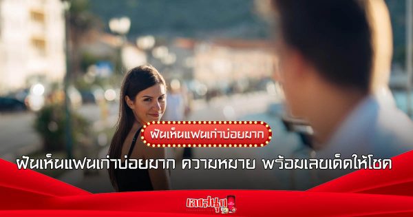 ฝันเห็นแฟนเก่าบ่อยมาก - "often dream of seeing my ex-boyfriend."