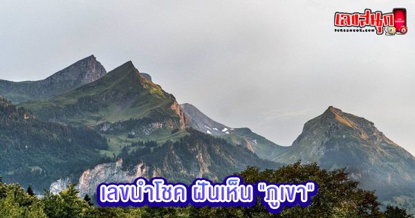 ฝันเห็นภูเขาสูง เลขเด็ด -"Dreaming of seeing high mountains, lucky numbers"