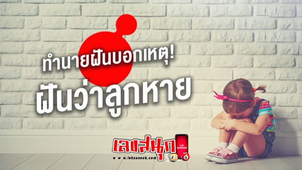 ฝันว่าลูกหาย-"fun numbers beliefs"