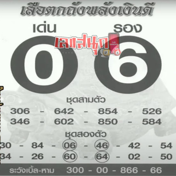 เสือตกถัง 16 5 67 -"Tiger falls into the tank with good money power"