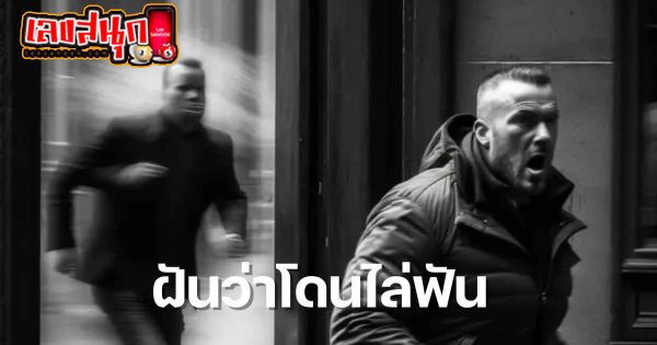 ฝันว่าโดนไล่ฟัน -"Dreaming of being chased and slashed"