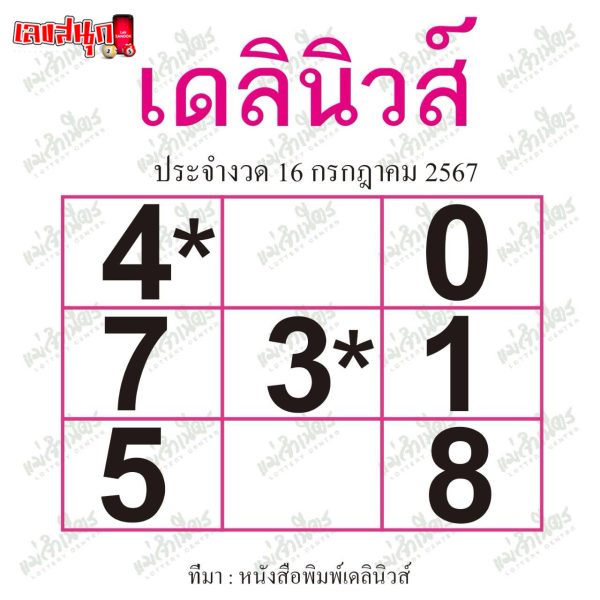 เดลินิวส์ 16 7 67 -"Daily News 16 7 67"