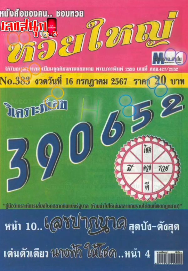เลขหวยใหญ่ 16 7 67 -"Big lottery number 16 7 67"