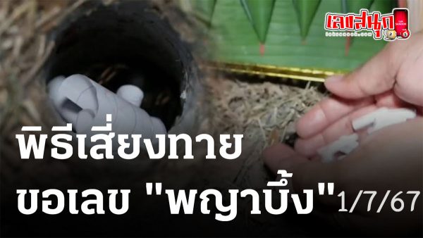 เสี่ยงทาย พญาบึ้ง-"famous people's fun numbers"