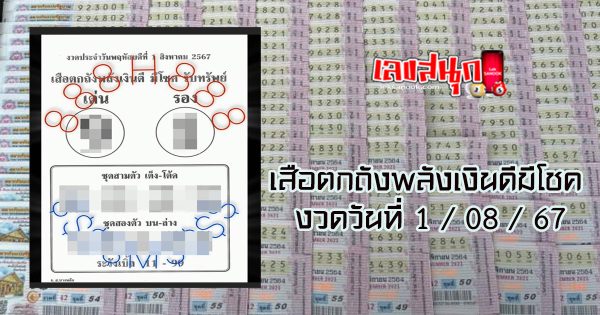 เสือตกถังพลังเงินดีมีโชค 1 8 67-"Tiger falls into the tank with the power of good money and luck 1 8 67"