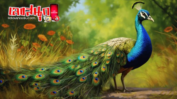 ฝันเห็นนกยูง-"Dream of seeing a peacock"
