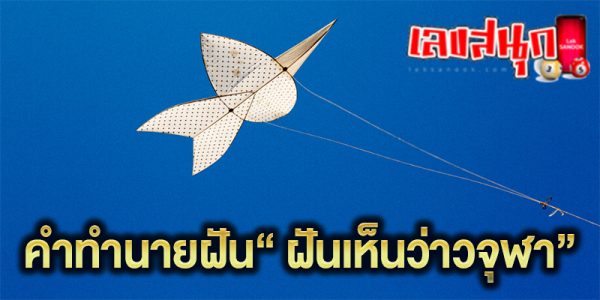 ฝันเห็นว่าวจุฬา -"I dreamed that I saw a Chula kite."