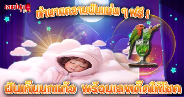 ฝันเห็นนกแก้ว-"Dream of seeing a parrot"