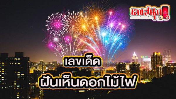 ฝันเห็นดอกไม้ไฟ -"Dream of seeing fireworks"