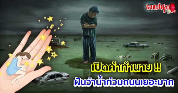 ฝันว่าน้ำท่วมถนนเยอะมาก-"fun numbers beliefs"
