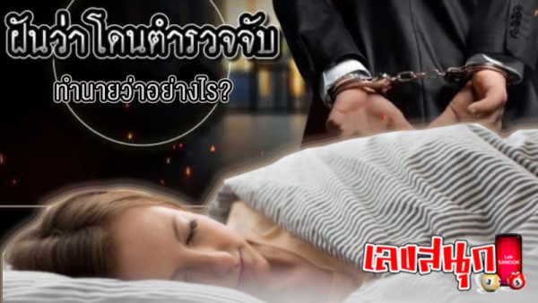 ฝันว่าโดนตํารวจจับ -"Dreaming of being arrested by the police mthai"