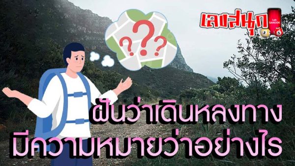 ฝันว่าเดินหลงทาง -"Dreaming of wandering astray"