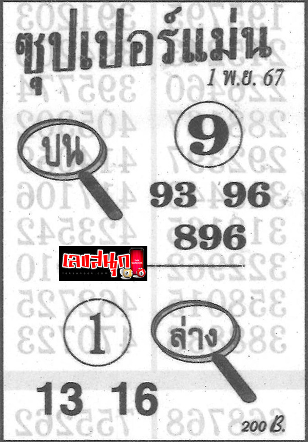 ซุปเปอร์แม่น 1 11 67 -"Super Accurate"