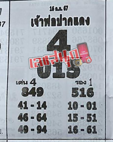 เจ้าพ่อปากแดง 16 9 67-"The red-lipped godfather"