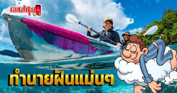 ฝันว่าได้พายเรือ-"Dreaming of rowing a boat"