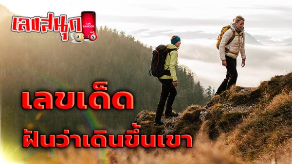 ฝันว่าเดินลงเขาสูงชัน-''Dreaming of walking down a steep mountain''
