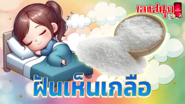 ฝันเห็นเกลือ -"Dream of seeing salt"