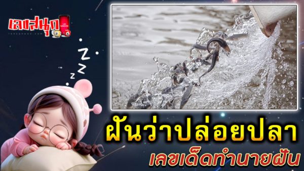 ฝันว่าได้ปล่อยปลาตัวใหญ่-"Dreamed of releasing a big fish"