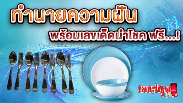 ฝันเห็นช้อนกินข้าว-"Dreaming of seeing a spoon for eating rice"